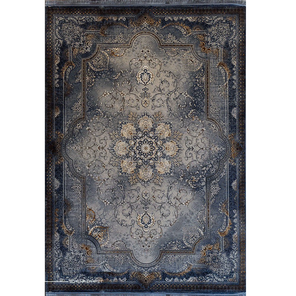 فرش ماشینی 700 شانه کاشان طرح اختصاصی آرمیتاژ وینتیج